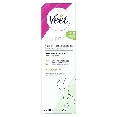 VEET Pure Enthaarungscreme trockene Haut Tb 100 ml