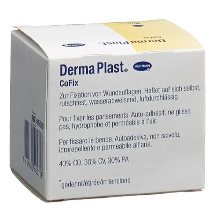 ضمادة شاش Dermaplast Cofix 4 سم × 4 م لون أزرق