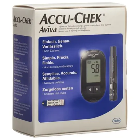 Accu-Chek Aviva Set mmol/L including 1 x 10 tests