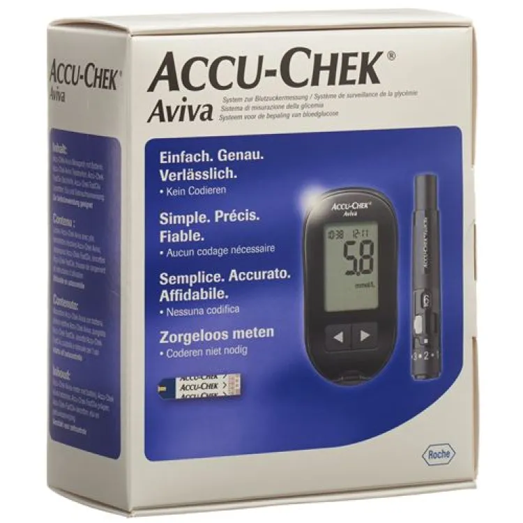 Accu-Chek Aviva Set mmol/L including 1 x 10 tests