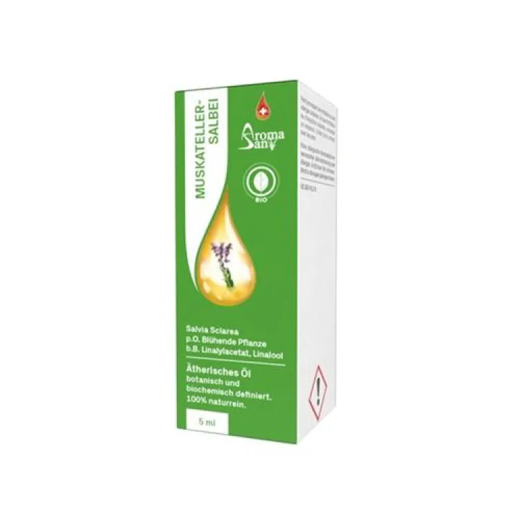Aromasan Clary thứ / dầu hộp Bio 5 ml