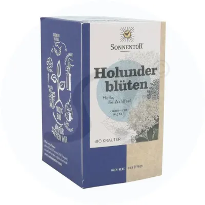 Sonnentor elderflower tea bag 18 pcs