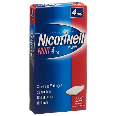 NICOTINELL Gum 4 mg fruit