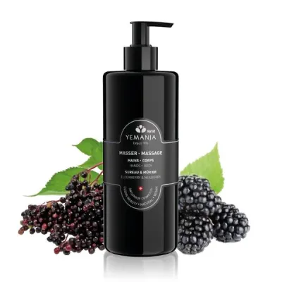 YEMANJA Elderberry & Blackberry Massage Oil 500 ml