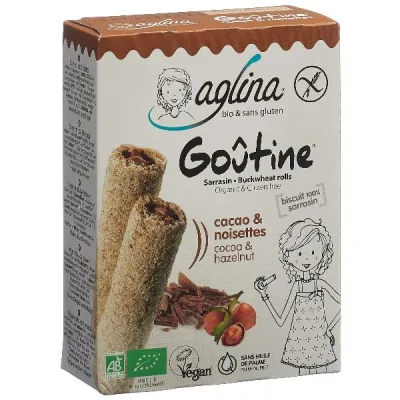 Aglina Goûtine Cocoa & Hazelnut Organic 125 گرم
