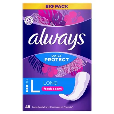 Әрқашан Panty Longs күнделікті қорғаныс ұзақтығы 48 дана