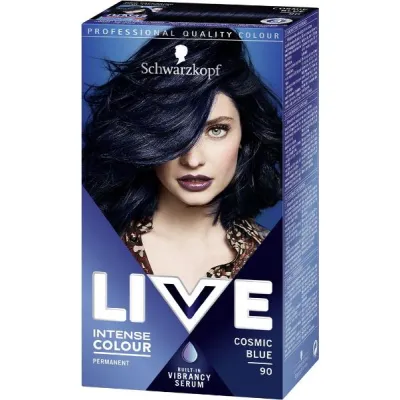 LIVE Intense Color Gel 090 Cosmic Blue