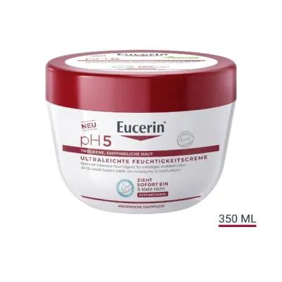 کرم مرطوب کننده فوق العاده سبک Eucerin PH5 350 میلی لیتر
