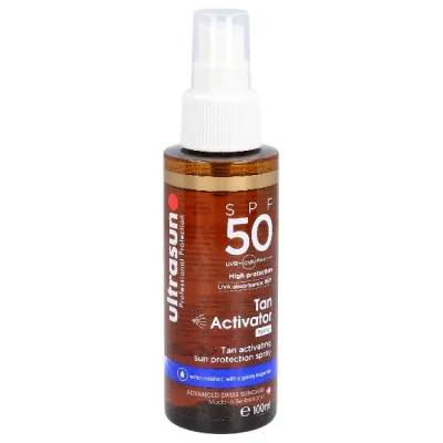 Ultrasun Tan Activator SPF50 Spray 100 мл