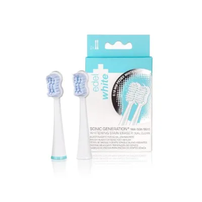 Edel + Ақ түсті Sonic Ағартатын щетка щеткалары G8 +