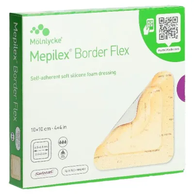 Mepilex (PI-APS) Border Flex 4x4 inch 5 stuks