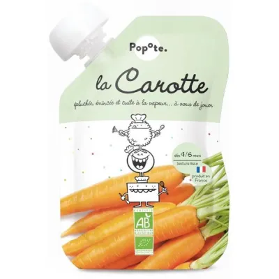 Popote squeezie organische wortel 120 g