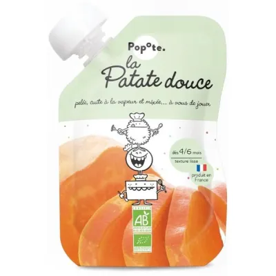 Popote Squeezie Sweet Potato Organic 120 g