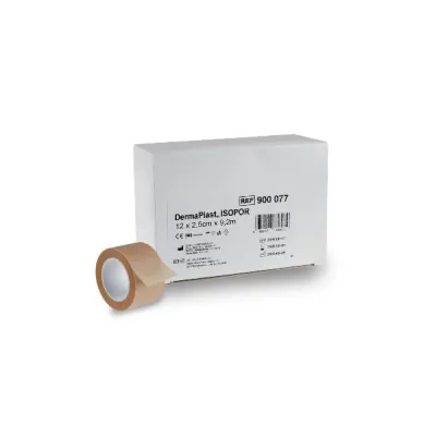 Dermaplast isopor 2,5cmx9.2m niet -geweven hf 12 pc's