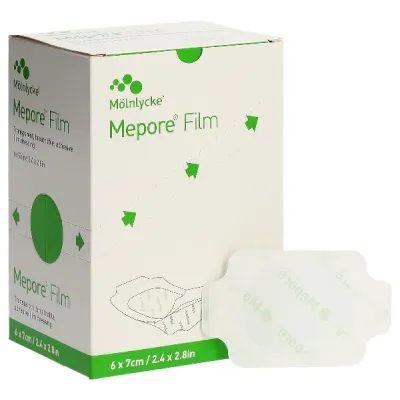 Mepore Film Film Dressing 6x7cm Ny 100 stk