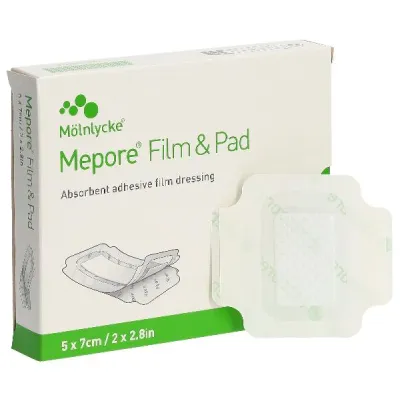 Mepore Film & Pad 5x7cm vierkant (nieuw) 5 pc's