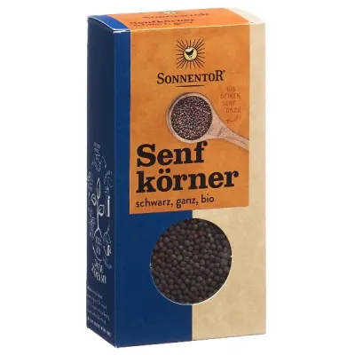 Sonnentor შავი მთლიანი მდოგვის თესლი ორგანული 80 გ