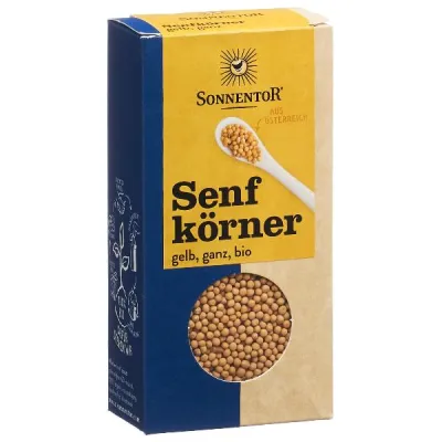 Sonnentor całe żółte nasiona gorczycy Organiczne 120 g