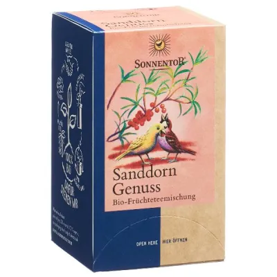 Sonnenttor Sea Buckthorn Pleasure Tea Tea Organic Bag 18 штук