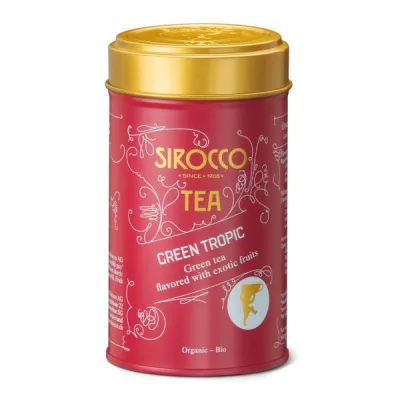 Sirocco ჩაის კალის საშუალო მწვანე ტროპიკული 80 გ