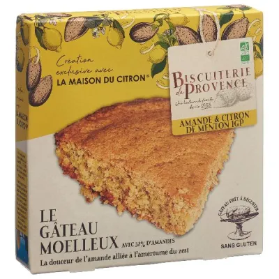 BISCUITERIE Soft Cake Almond Lemon gf Organic 225 g