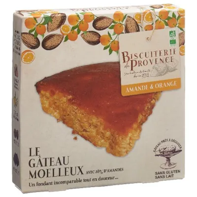 BiscUiterie Soft Cake Amandel Oranje GF Organic 225 g