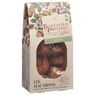 Biscuiterie amandel macaroons gf organisch 130 g