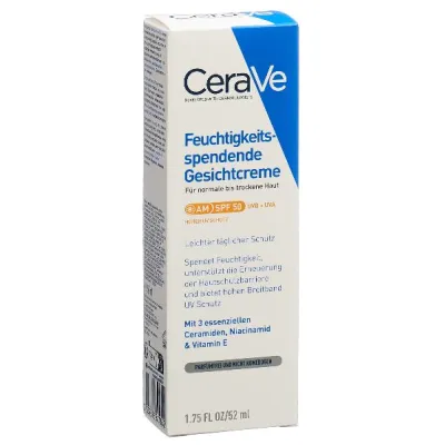 Cerave овлажняващ крем за лице SPF50 52 ml