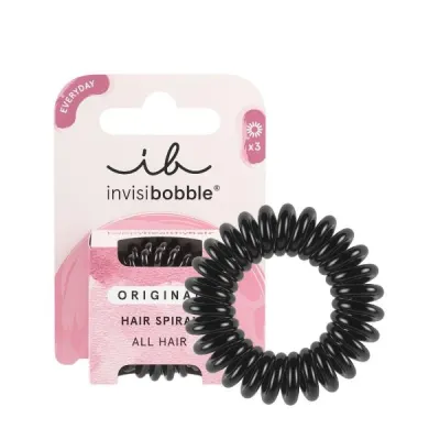 Invisibobble ორიგინალი ნამდვილი შავი კავშირები 3 კომპიუტერი