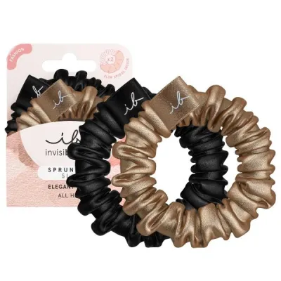 Invisibobble Slim Hair Tiew True Gold (#) 2 pakiet