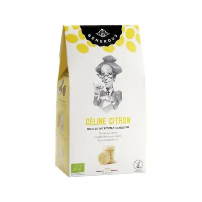 Generøs céline citron shortbread gluten gratis 100 g