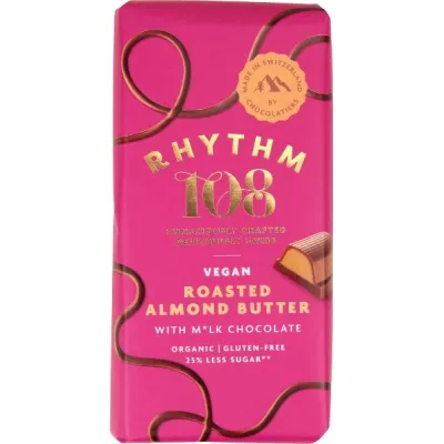 Rhythm108 աղացած նուշ կարագ շոկոլադ 100 գ