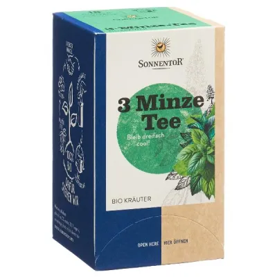 Sonnentor 3-Mint-Tea Organic Bag 18 штук