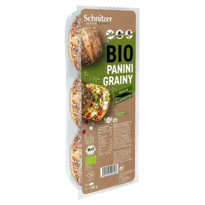 Schnitzer օրգանական հացահատիկային Panini Roll 188 G