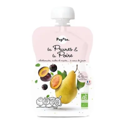Popote Squeeze Plum-Pear 120 g