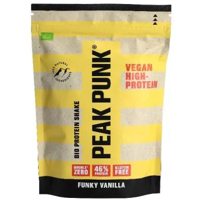 Peak Punk ორგანული მაღალი ცილის shake funky vanilla 250 გ