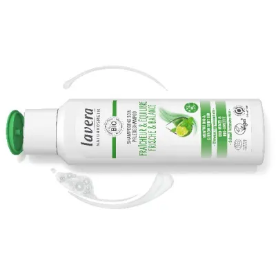 Lavera shampoo frisness & balans vettig haar 250 ml