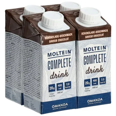 Moltein完整饮料巧克力4 TETRA 200 ml