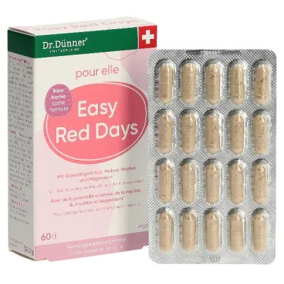 ថ្ងៃក្រហមស្តើងជាងមុន CapsuLes 60 PCs