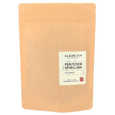 Algorigin Spirulina Iron Tabs Органическая бутылка 360 кусочков