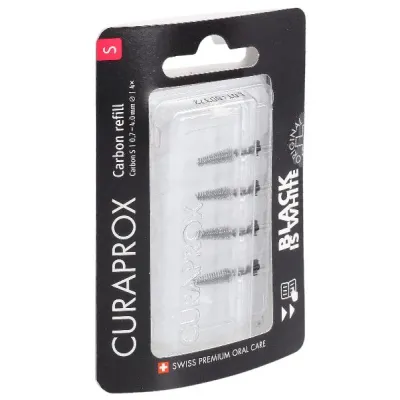 curaprox黑色是白-CPS碳纤维S填充4 pcs