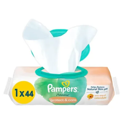 Pampers nəm salfetlər Harmony Calendula 44 ədəd