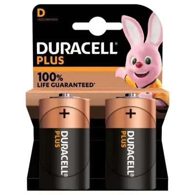 Duracell Batt Plus D / LR20 2 հատ