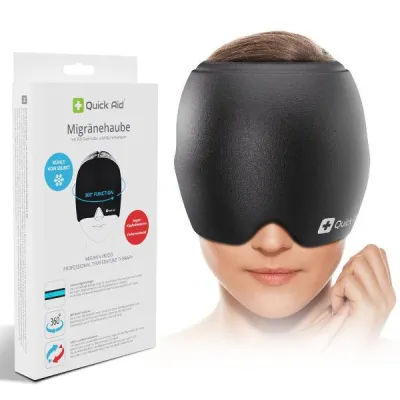 Ayuda rápida Migraine Haub 360 ° Función de calor frío