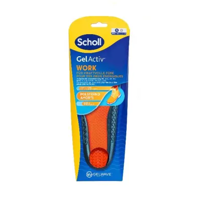 Scholl Gelactiv Work & Boot Insoles S Gelwave 1 զույգ