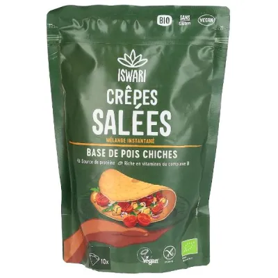 İSwari Instant Mix Salty Crepes Bio Çanta 250 qr