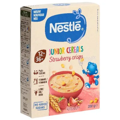 Nestle Junior Cereals Crisps Strawberry 200 g