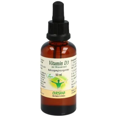 Chrisana Vitamina D3 Aceite de germen de trigo vegetal 50 ml