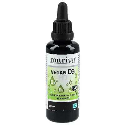Nutriva טבעוני D3 HD טיפות 30 מ