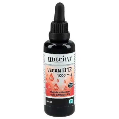 Nutriva טבעוני B12 יורד 1000 מק